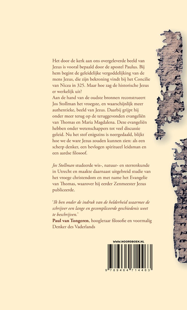 De historische Jezus - back cover