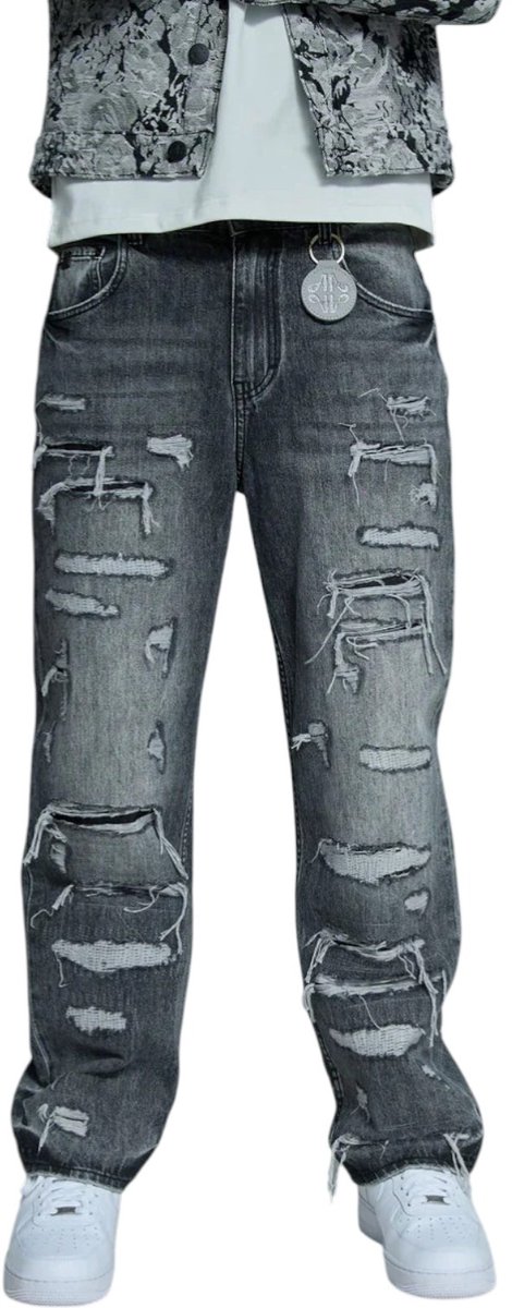 Amicci Heren Jeans Grijs AMJ113/GRW Manuel