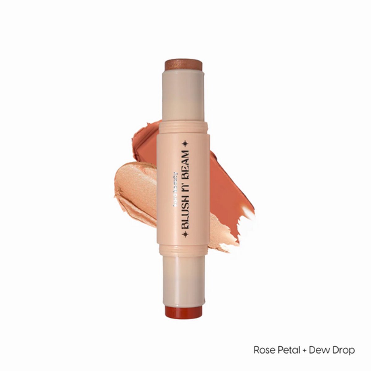 Kara Beauty - Blush N' Beam - Highlighter & Blush Stick - Dew Drop - Rose Petal - Blush - Highlighter - VEGAN - 14 g