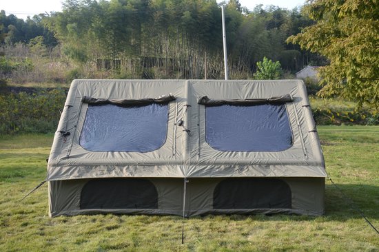 Grote opblaasbare luchttenten voor buiten- Army Groen — afbeelding 3