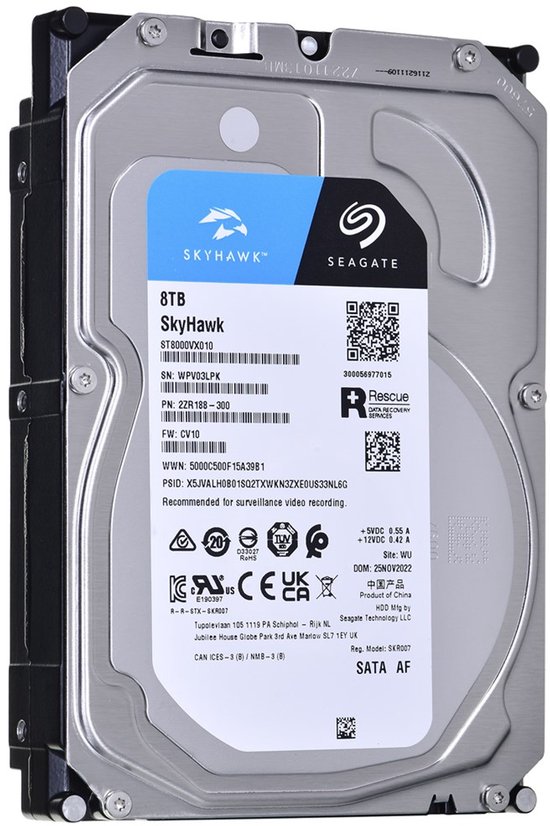 Seagate SkyHawk - Surveillance HDD - 8TB - 3.5 inch - 256MB Cache - CMR — afbeelding 3