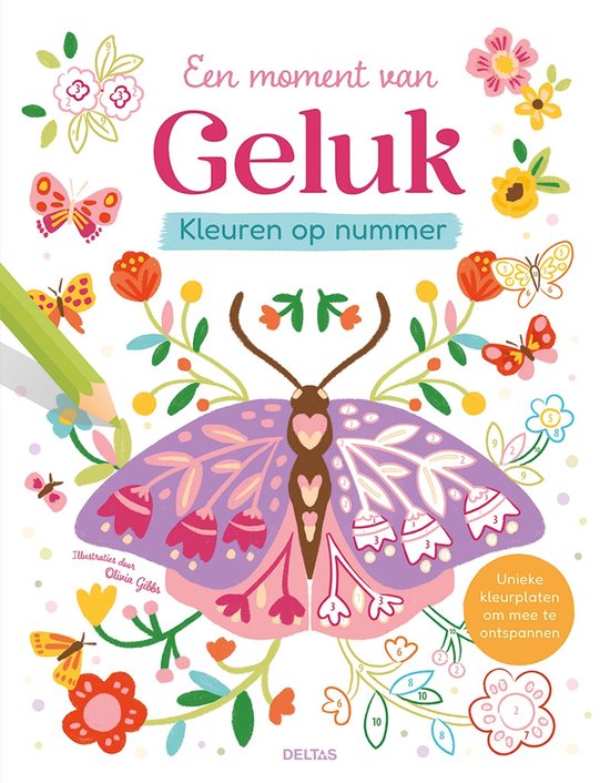 Kleuren op nummer - Een moment van Geluk - cover