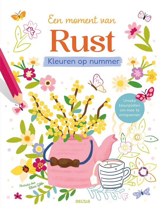 Kleuren op nummer - Een moment van Rust - cover