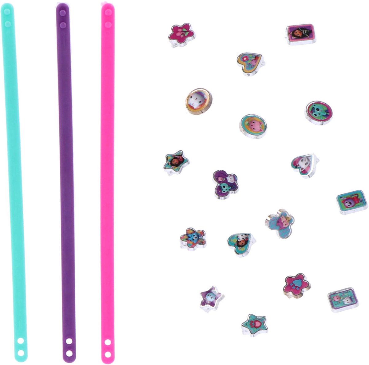 Gabby’s Poppenhuis Totum 3 schuif armbandjes maken met 18 schuifbedels | speelgoed meisjes vanaf 3 jaar Gabby’s Dollhouse — afbeelding 12