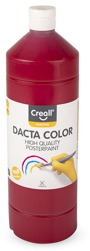 Creall Havo02076 1000 ml 06 peinture affiche couleur rouge foncé Havo Dacta -Jouets