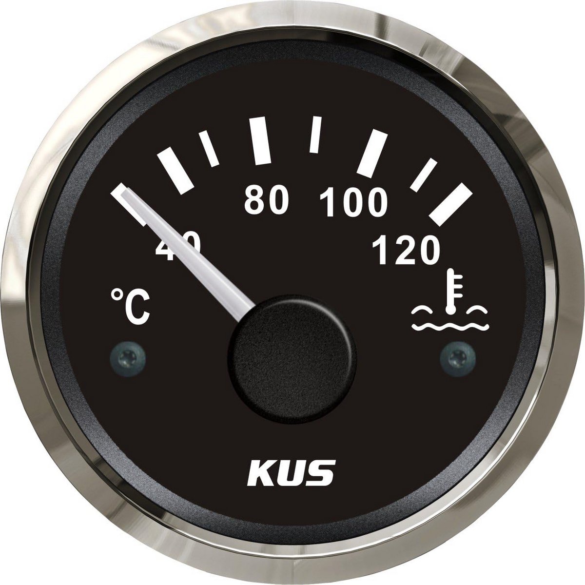Universele Watertemperatuurmeter met Achtergrondverlichting 52mm voor 12V/24V