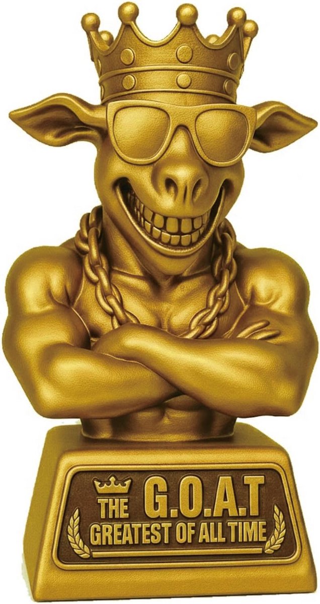 Gespierde Geit Trofee voor Fantasy Football en Bureau - Beste Speler Award
