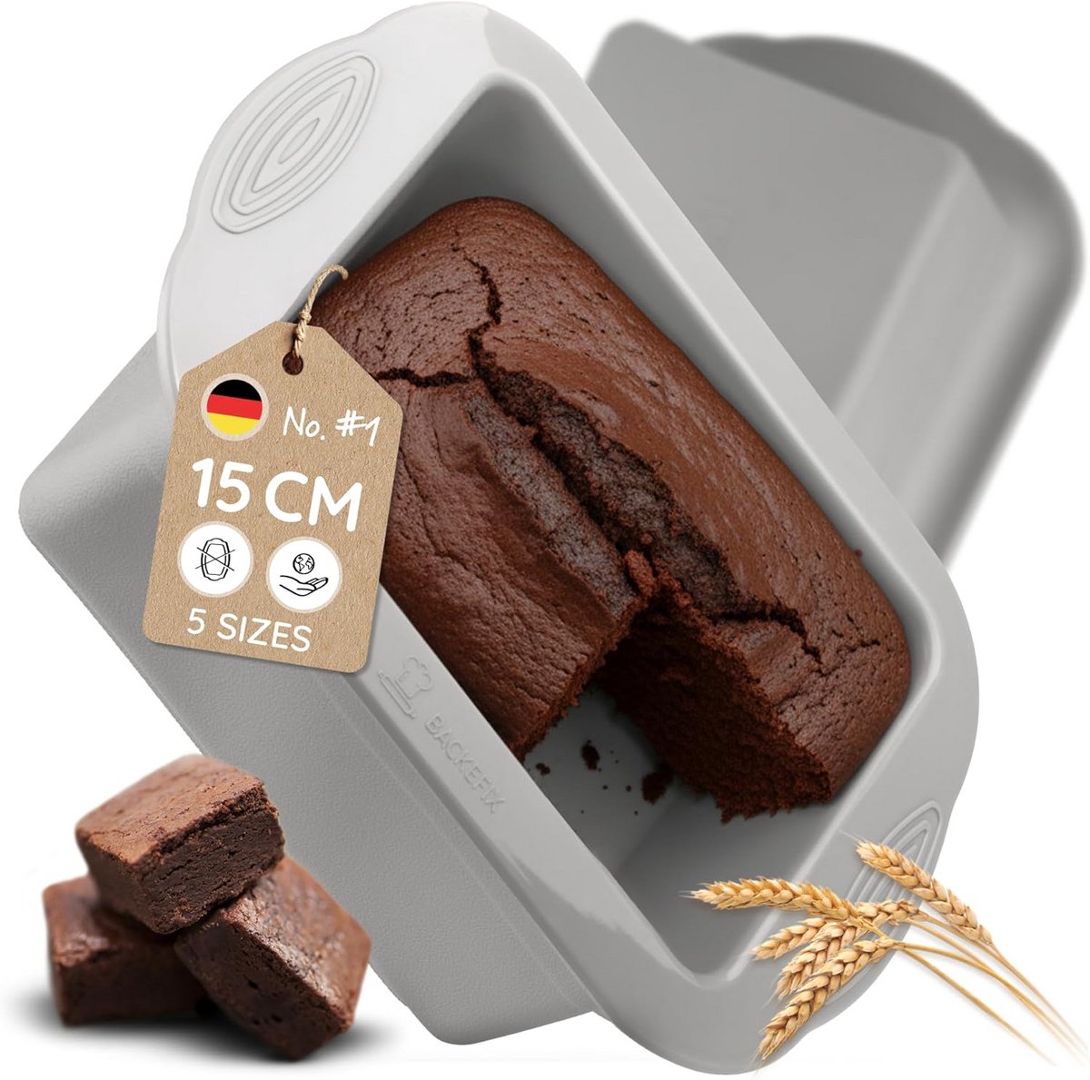 Flexibele Siliconen Bakvorm voor Brood en Cake - 15 cm