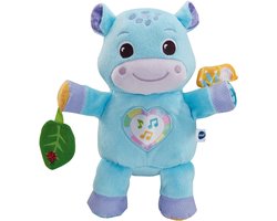 VTech Baby Knuffelnijlpaardje - Interactieve Knuffel - 35+ Melodietjes, Liedjes, Geluiden en Zinnetjes - Vanaf 3 Maanden