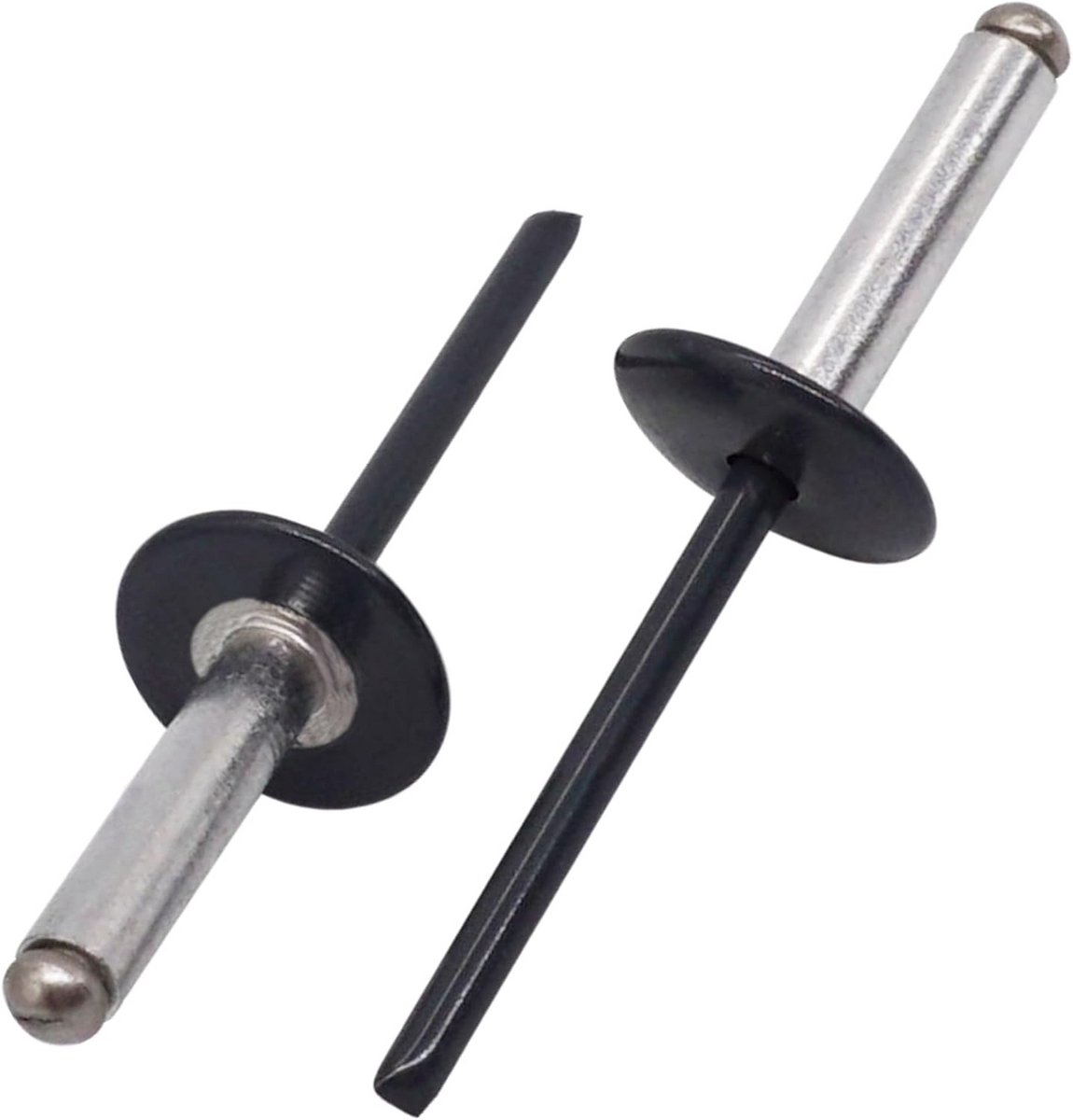 50 Stuks Aluminium Blindklinknagels Grote Flens 4,8x20mm Antracietgrijs RAL 7016