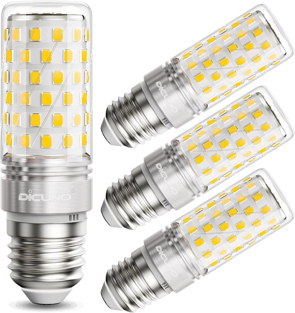 Set van 4 LED Lampen E27 - 10W Neutraal Wit 4000K - 1400 Lumen - Niet-dimbaar