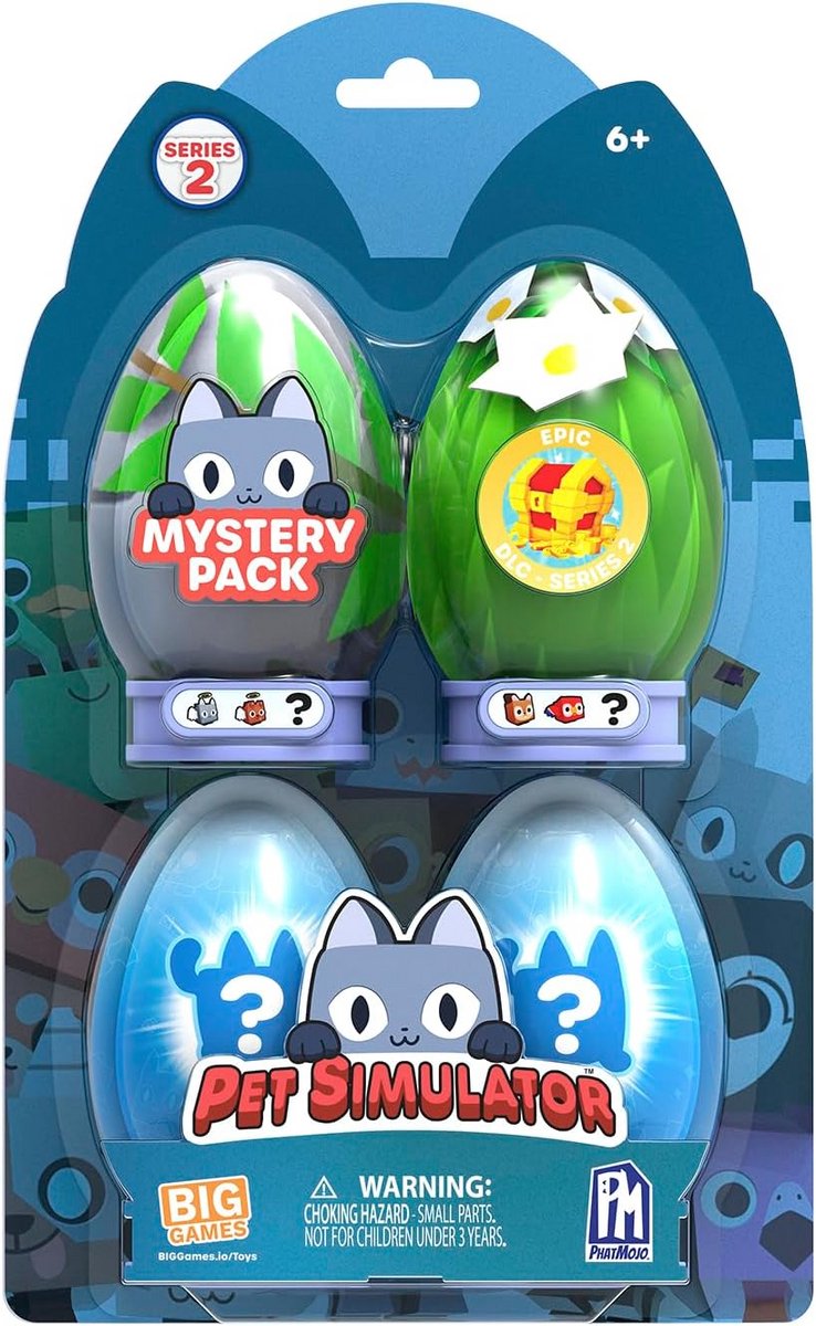 Verrassingspakket Dierenspeelgoed Minifiguren - 4 Stuks met DLC Code
