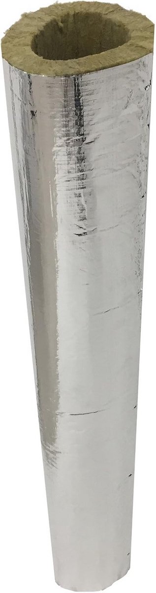 Isolatiecilinder Steenwol Aluminium voor Schoorsteenpijpen en Verwarming Ø 250 mm