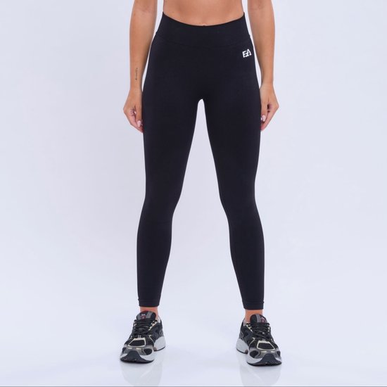 Euphoria High Waist Sportlegging Dames - Sportkleding Dames - High Waist - Sportbroek Dames - Yoga Broek Dames - Zwart - Maat S van Merkloos — afbeelding 3