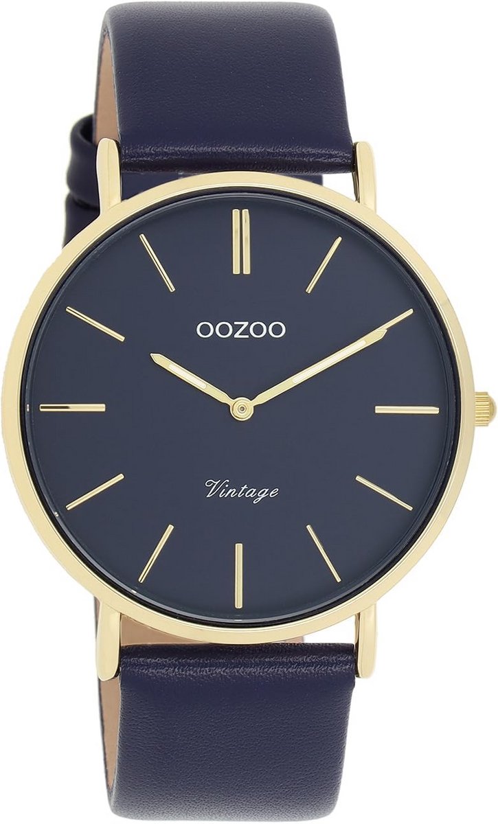 Vintage Dameshorloge met 20 mm Leren Armband - Analoog Polshorloge