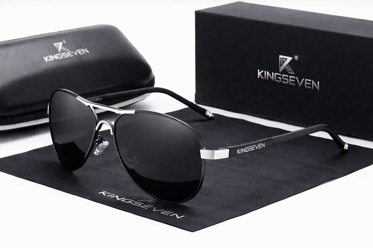 Kingseven grijs - Met UV400 en polarisatie filter