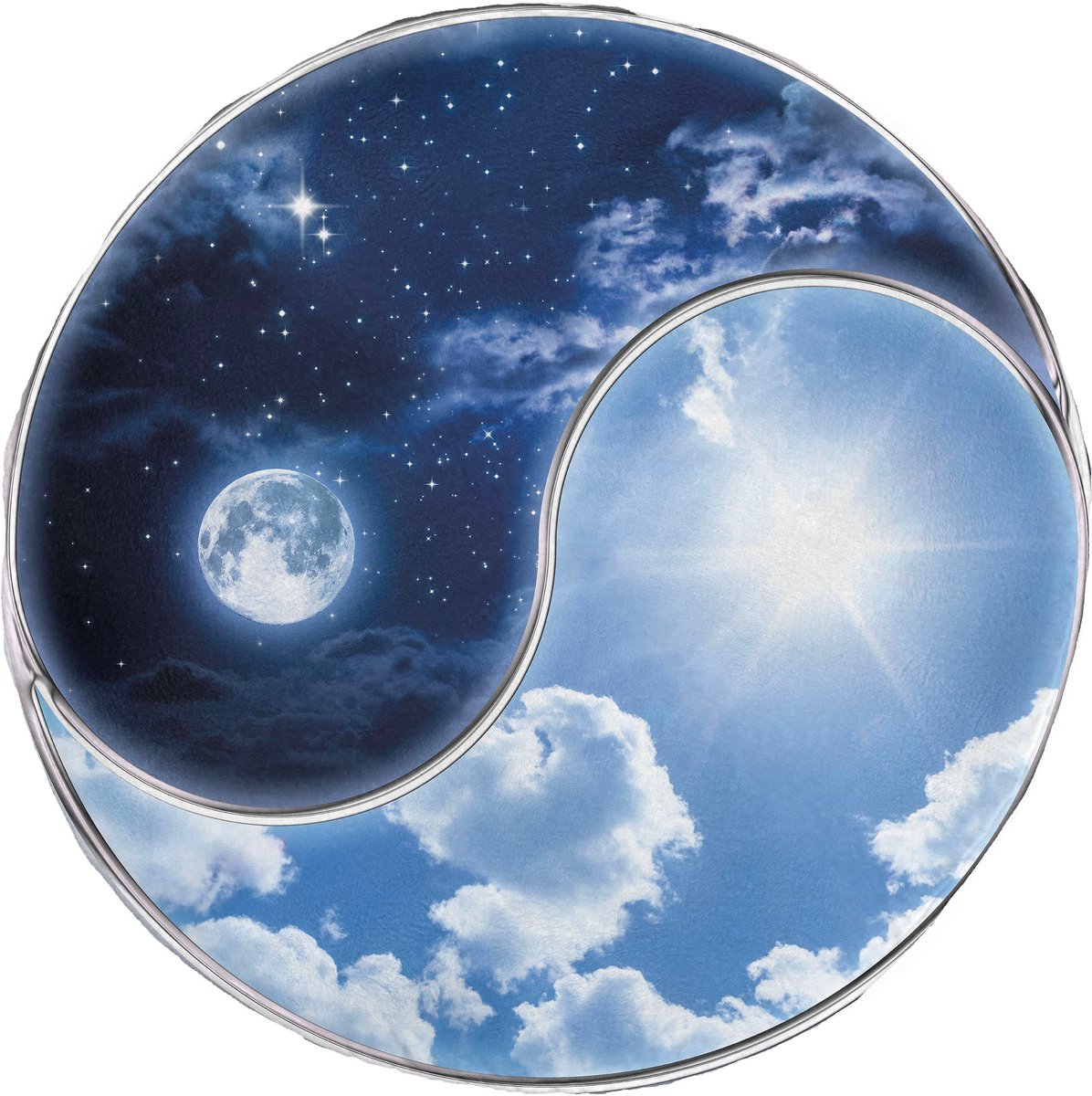 New Bed Ruimte Maan en zon Ronde deken, lichtgewicht slaapbankhoes, jubileumcadeau voor alle seizoenen, 180cm diameter