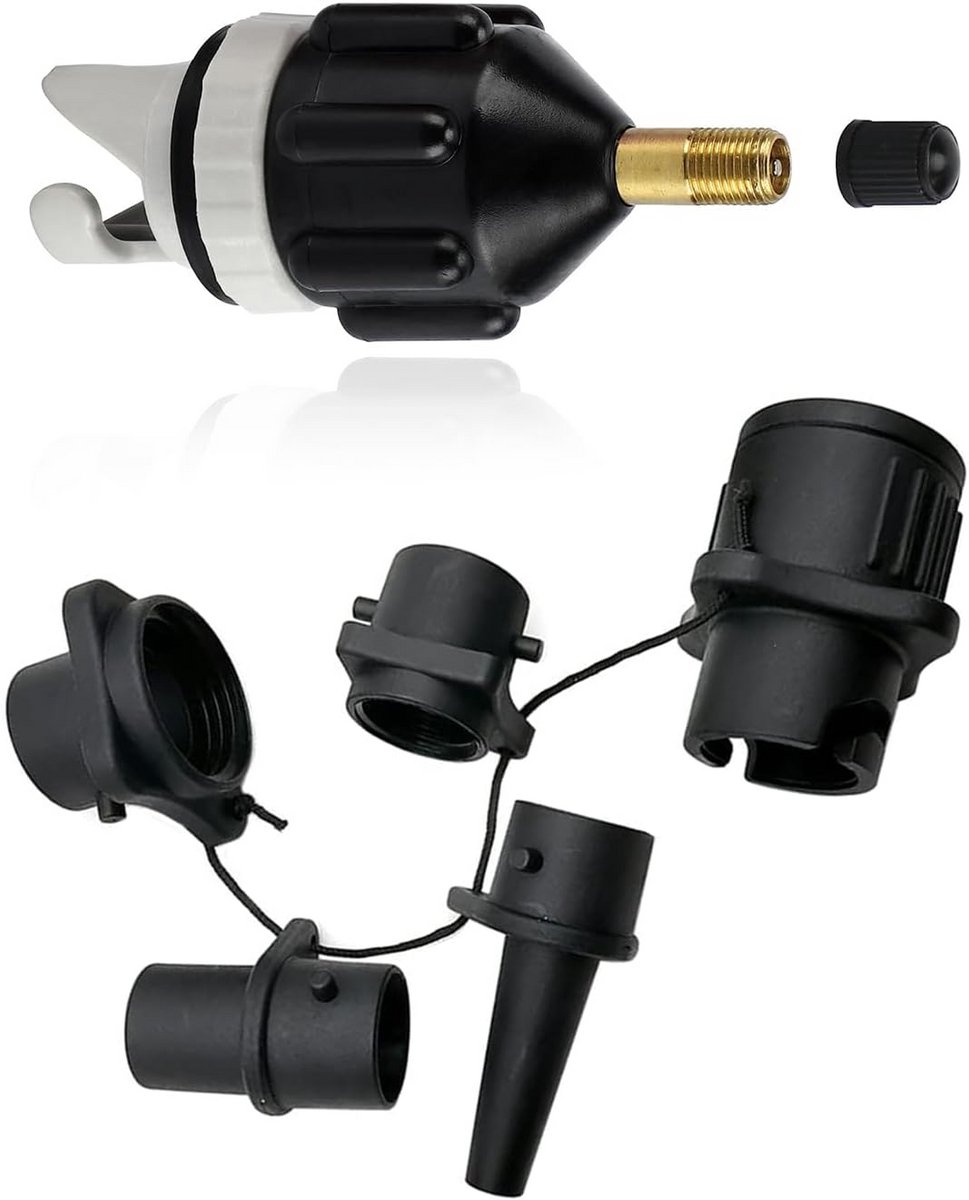 Multifunctionele Opblaasadapter voor boot en SUP met 4 gassproeiers