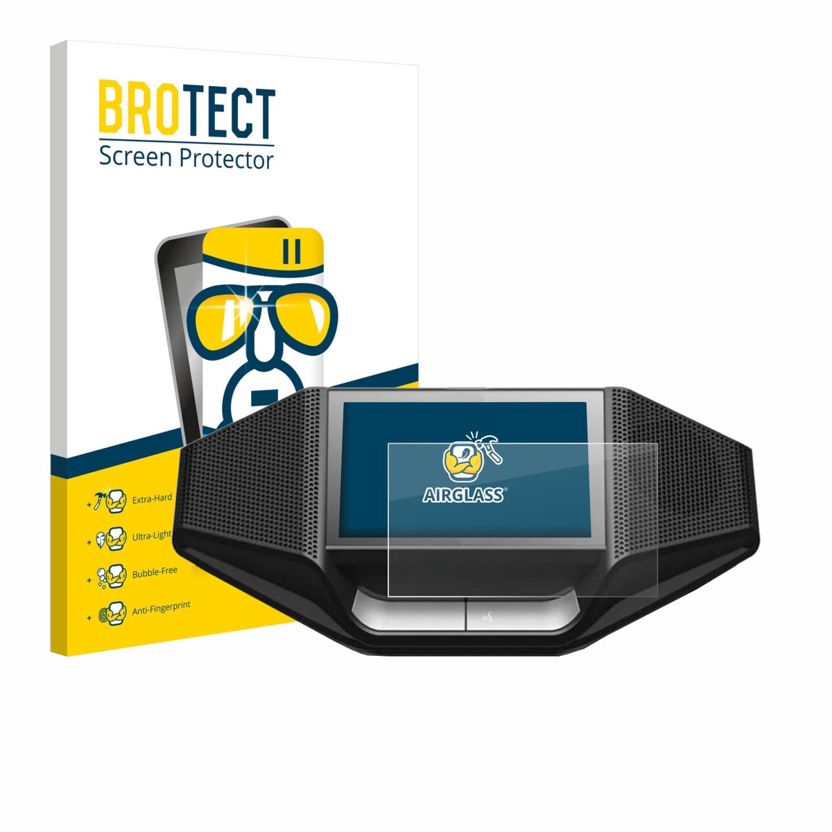 Screenprotector voor Bosch Wireless discussion DCNM-WDE Beschermglas transparant