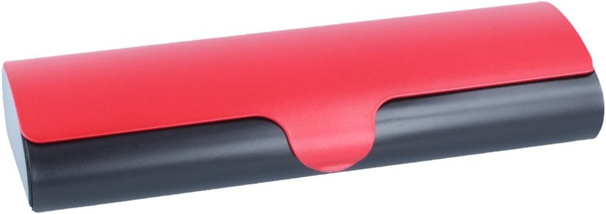 Aluminium brillenkoker met kliksluiting in diverse kleuren