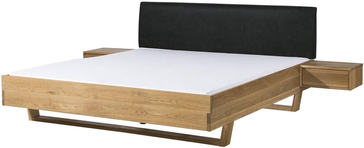 MASSIVMOEBEL24 .DE bed FICHTELBERG #48 blank massief hout 200 x 200 cm