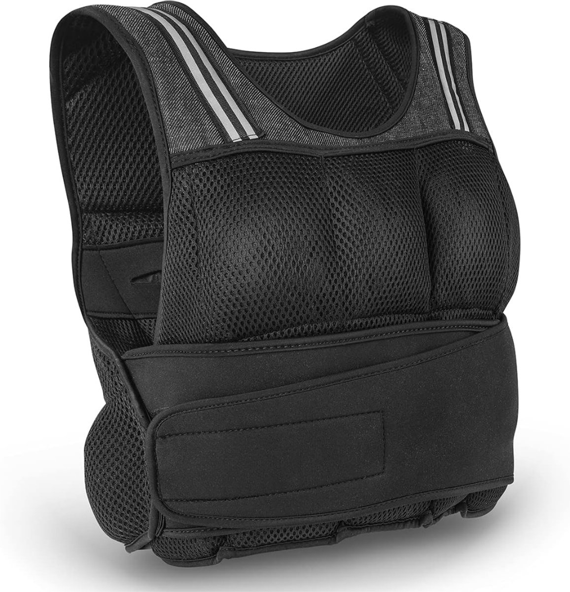 Nexvo® Gewichtsvest - Gewichtsvesten - Zwart - 39cm x 28cm x 10cm