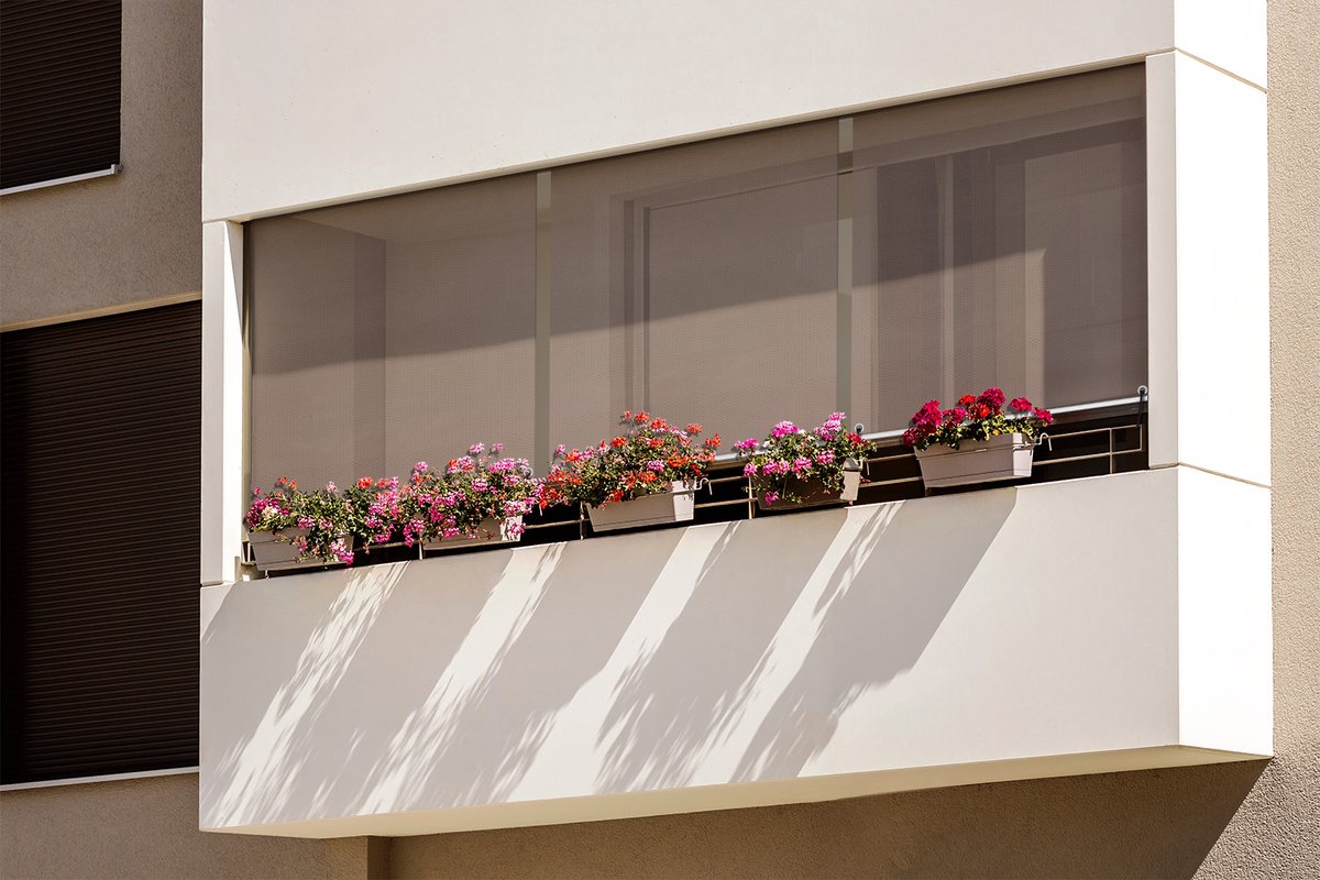 Coloray Buitenrolgordijn - Lichtbruin UV-Bescherming Buiten - 50x180 cm - Buitenjaloezie - Zonnescherm Verticaal - Privacy Scherm Terras - Zonwering Balkon - Verticale Markies - Screen Buiten