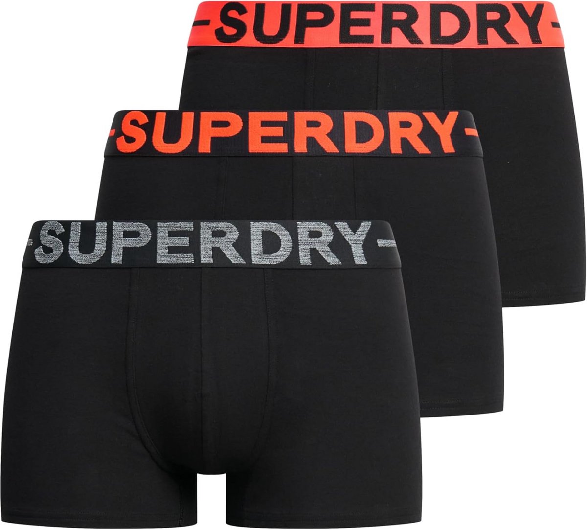 Heren Boxershorts 3-Pack - Comfortabele Katoenen Onderbroek met Elastische Tailleband