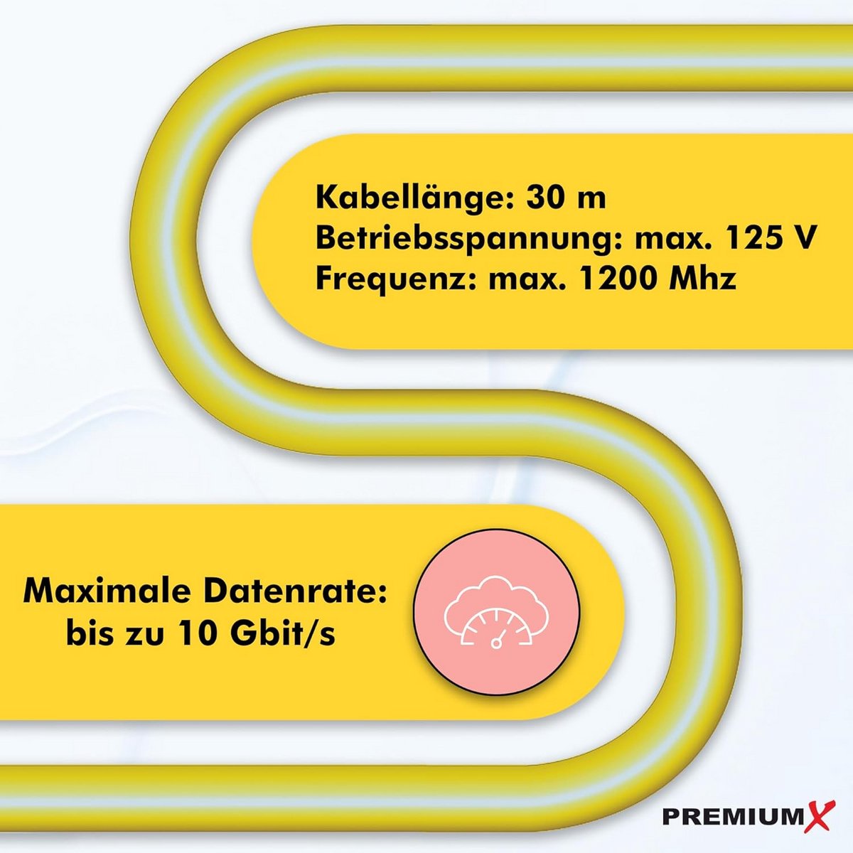 CAT 7A Netwerkkabel 30m Installatiekabel S/FTP Koper Ethernet LAN Kabel 1200 MHz