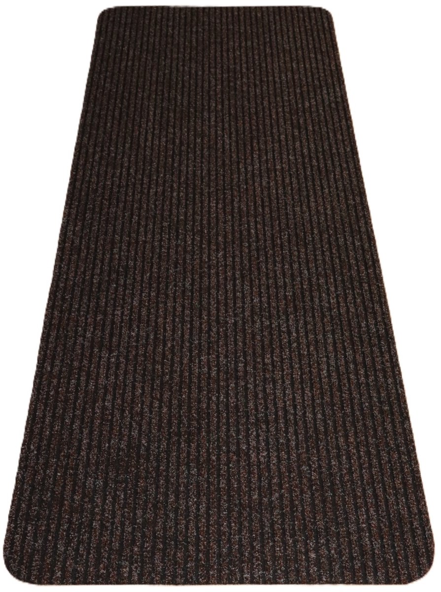 PRIMA - Heavy Duty - Keukenmat - donker bruin - zwart - 70x180cm - antislip