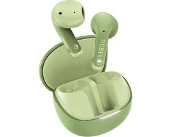 Fresh 'n Rebel Twins Core 2 - Draadloze oordopjes - Bluetooth oortjes met 40 uur speeltijd - Met Microfoon en App - Wild Green