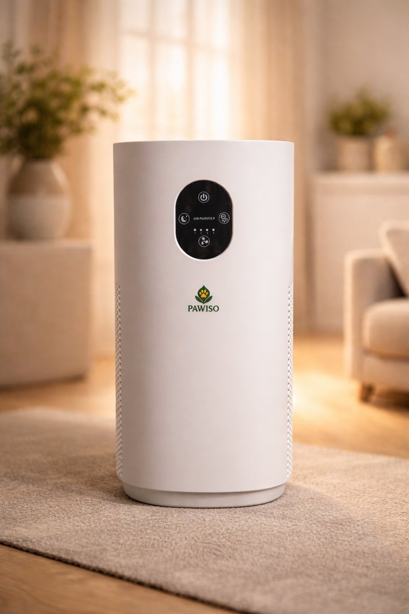 Pawiso Air Purifier / Luchtreiniger - Wit - 65 m² - HEPA + Koolstoffilter — afbeelding 7