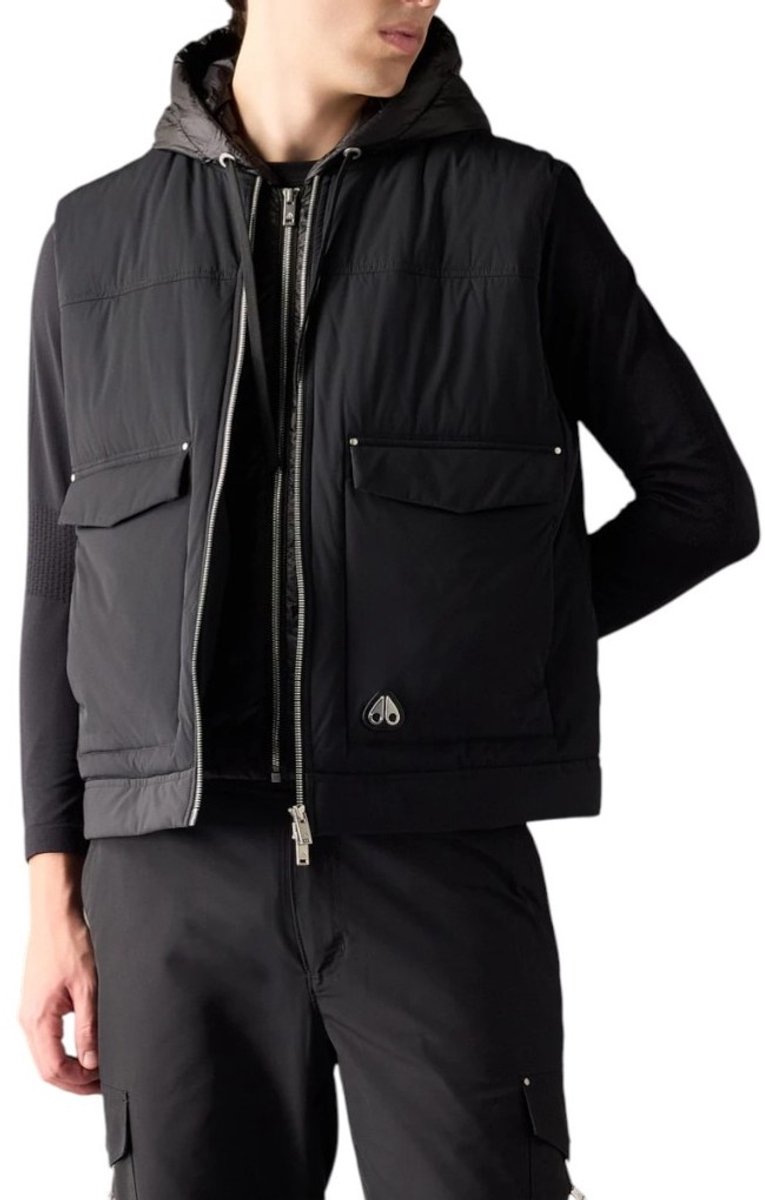 Moose Knuckles Heren Bodywarmer M35MV481/292 Brixton Vest Zwart