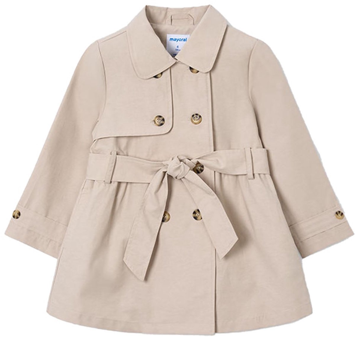 MAYORAL Raincoat Jassen Meisjes - Zomerjas - Beige - Maat 116