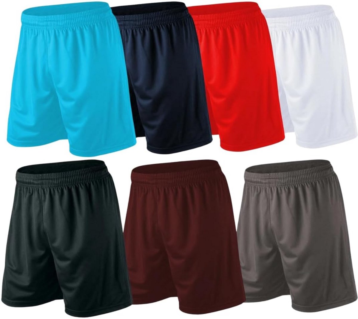 Heren Trainingsshorts Sneldrogend Sportbroek Fitness Voetbal Running Gym - Diverse Kleuren XS-3XL