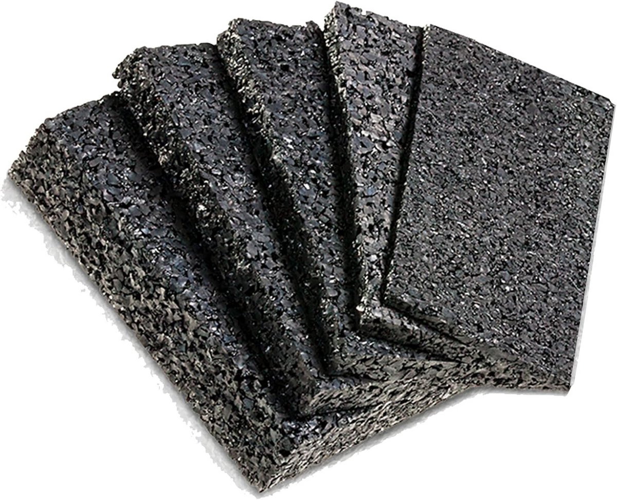 Universele Terrastegels Onderleggers van Rubbergranulaat - Diverse Dikte en Aantallen