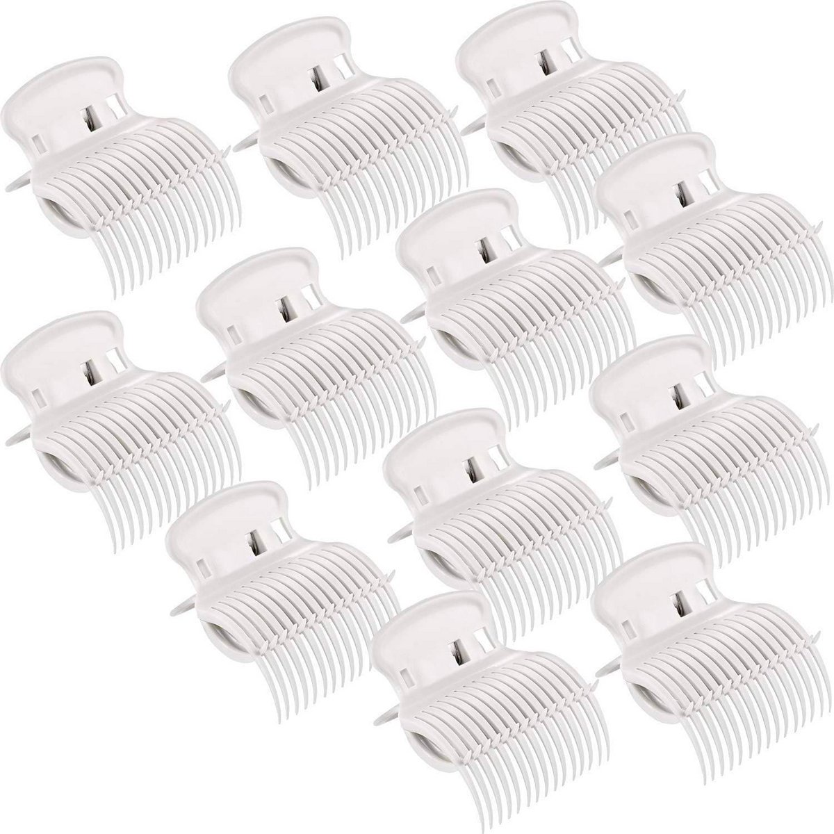 12 Stuks Haarrollers Clips voor Stevige Fixatie en Styling