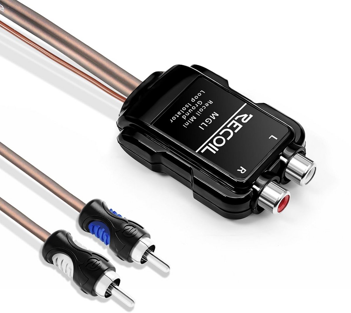 Stereo Grondlus Isolator voor Auto Audio Systemen - Elimineert Brom en Ruis
