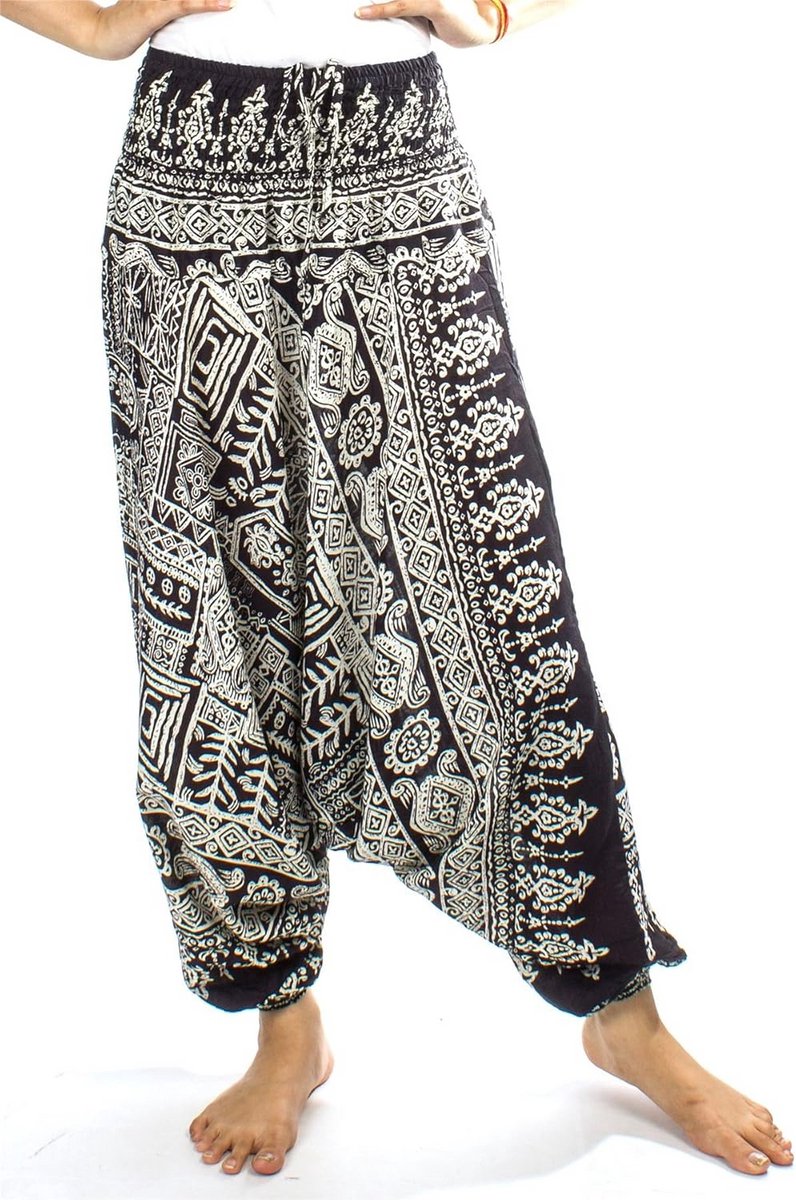 Dames Jumpsuit Harembroek 2-in-1 Bloemenpatroon Zacht & Lichtgewicht Viscose