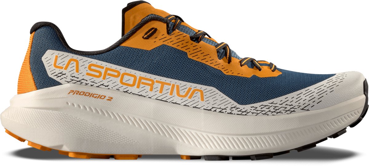 La Sportiva Prodigio 2 Trailschoenen Heren Hurricane Chalk 43.5 Oranje