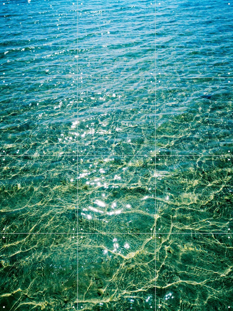 IXXI Fresh Blue, Angelo Cerantola - 60 x 80 cm - Gratis ophangtool - Grote wanddecoratie en posters - Fotografie, Slaapkamer, Woonkamer, Natuur