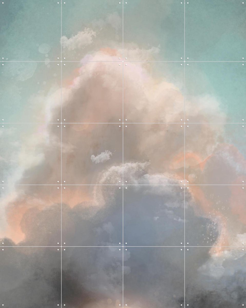 IXXI Sky, Esther Sepers - 80 x 100 cm - Gratis ophangtool - Grote wanddecoratie en posters - Illustraties, Natuur