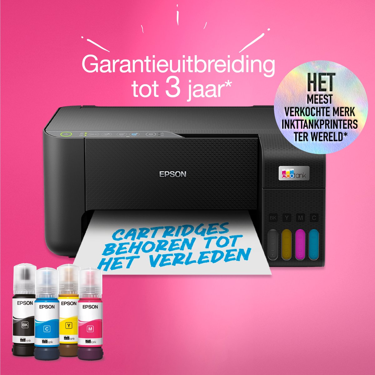 Epson EcoTank ET-2860 - All-in-One Inkttank Printer- Zwart — afbeelding 3