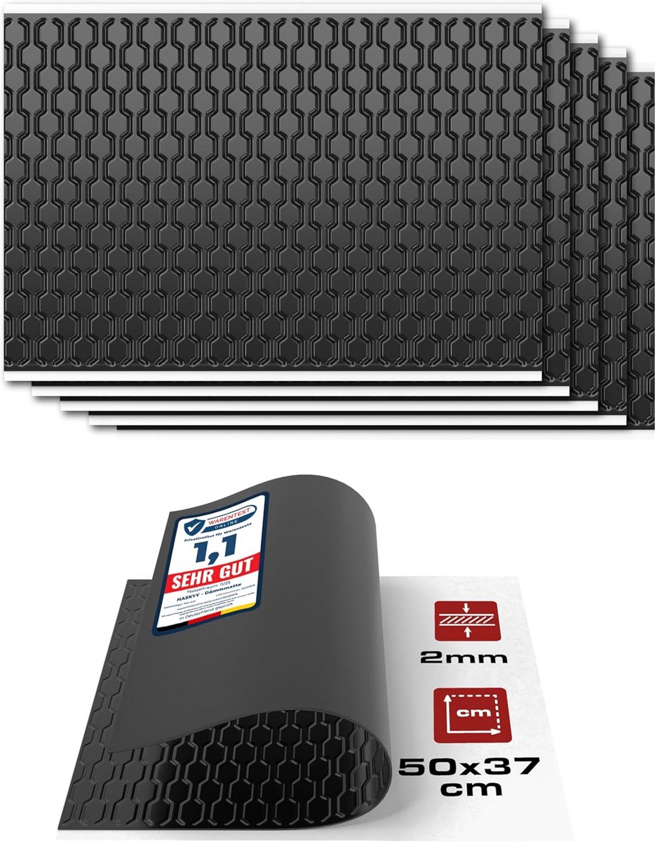 Zelfklevende Aluminiumbutyl Platen voor Geluidsisolatie en Dreunonderdrukking Auto