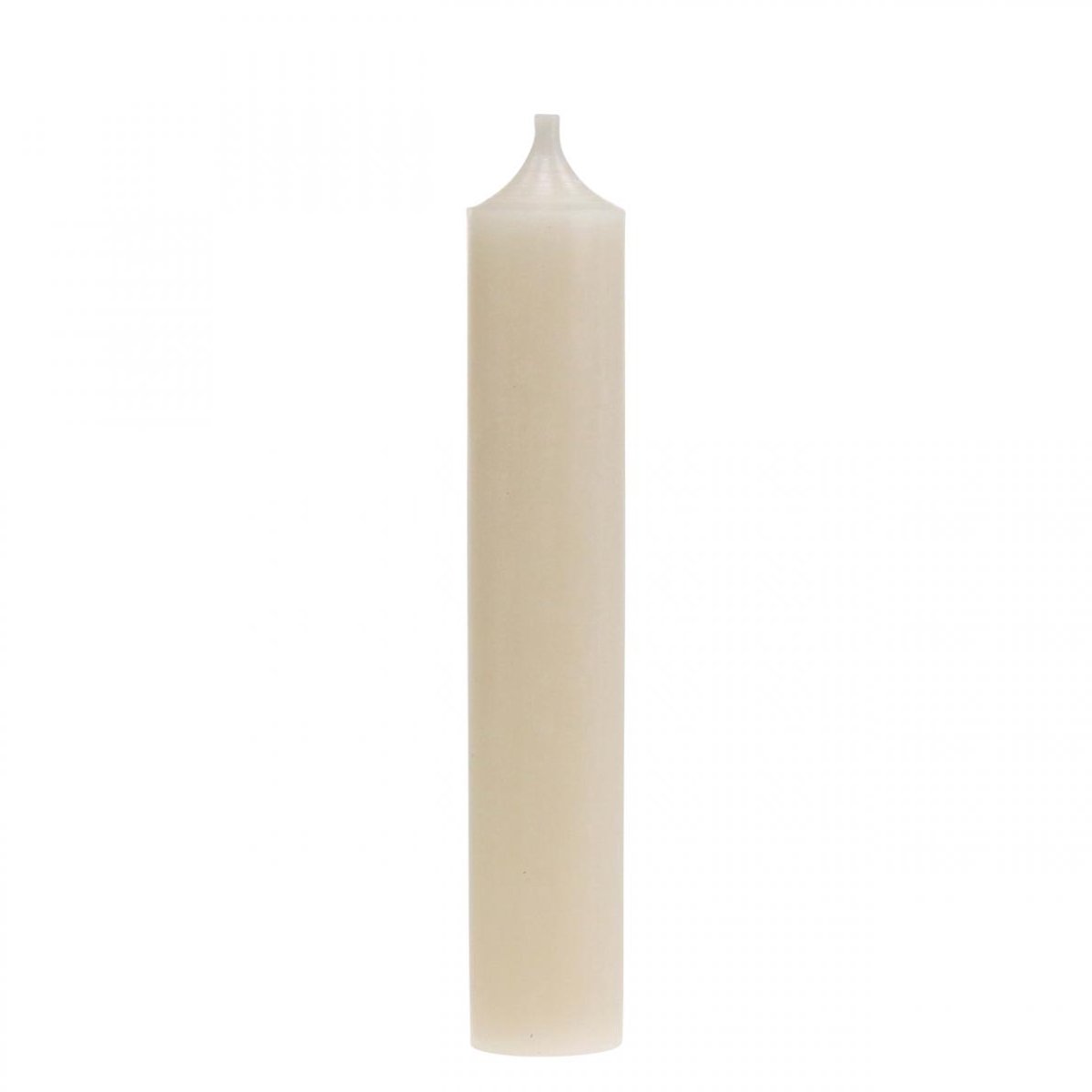 Viana Stokkaars wit crème kaars decoratie 120mm/Ø21mm 6 st, 6 Stück