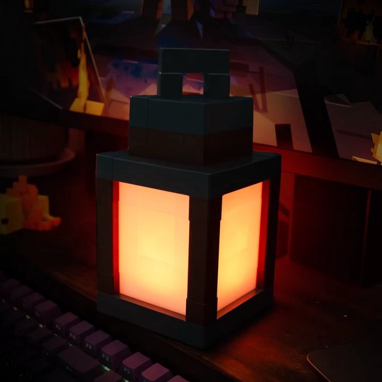 Pixel Art Nachtlampje - Draagbare Retro Lantaarn - 16 Kleuren RGB - DIY Sfeerlicht van Minecraft — afbeelding 5