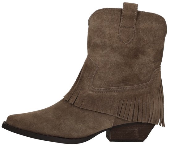 SUB55 Enkellaarsjes Hak Enkellaarsjes Hak - Taupe - Taille 38