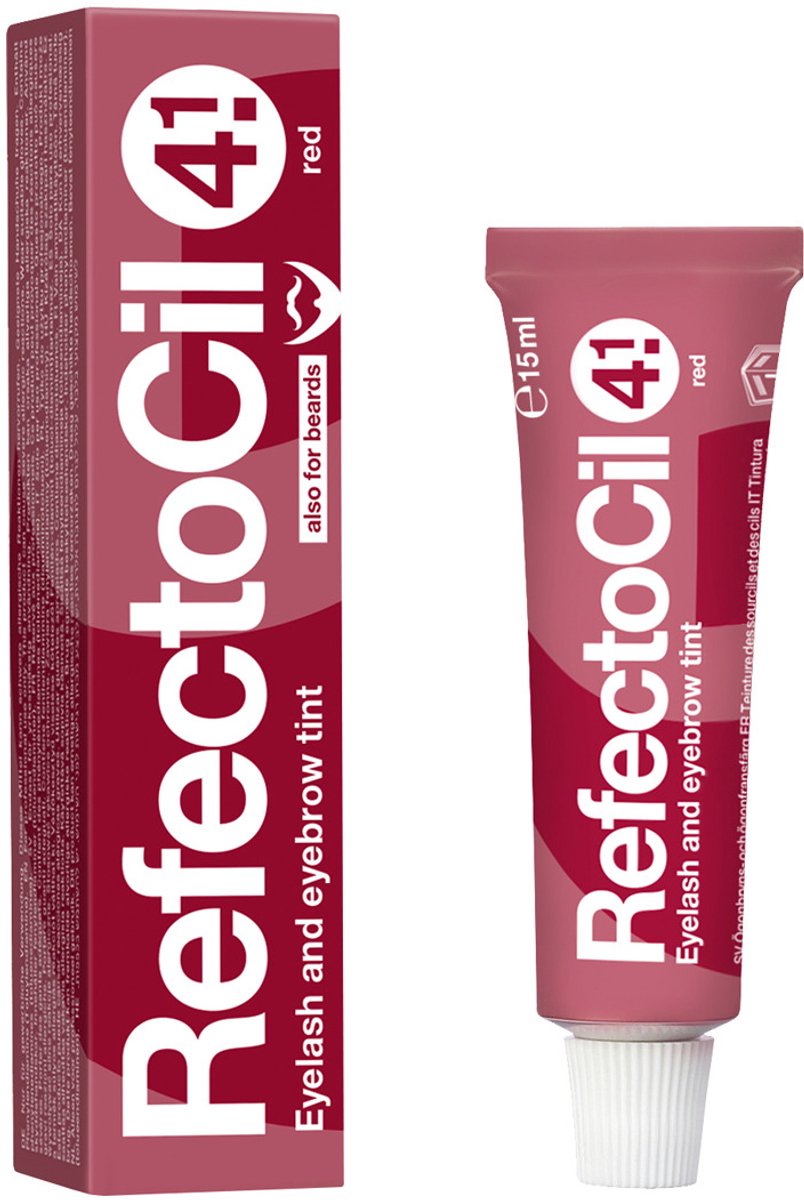 RefectoCil 9003877057406 wimper- en wenkbrauwverf Rood
