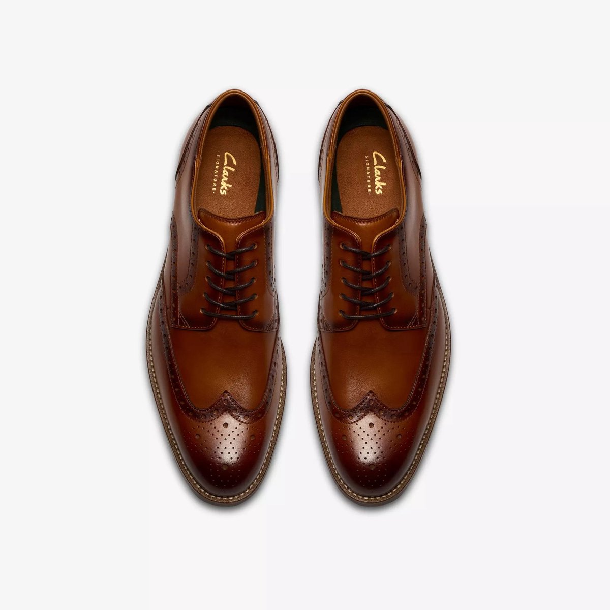 Clarks Veterschoen Cognac - Maat 10,5 - 45
