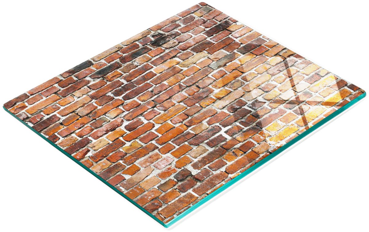 Multifunctioneel decoratief glazen paneel voor keukenmuur (bakstenen muur) 60x52 cm
